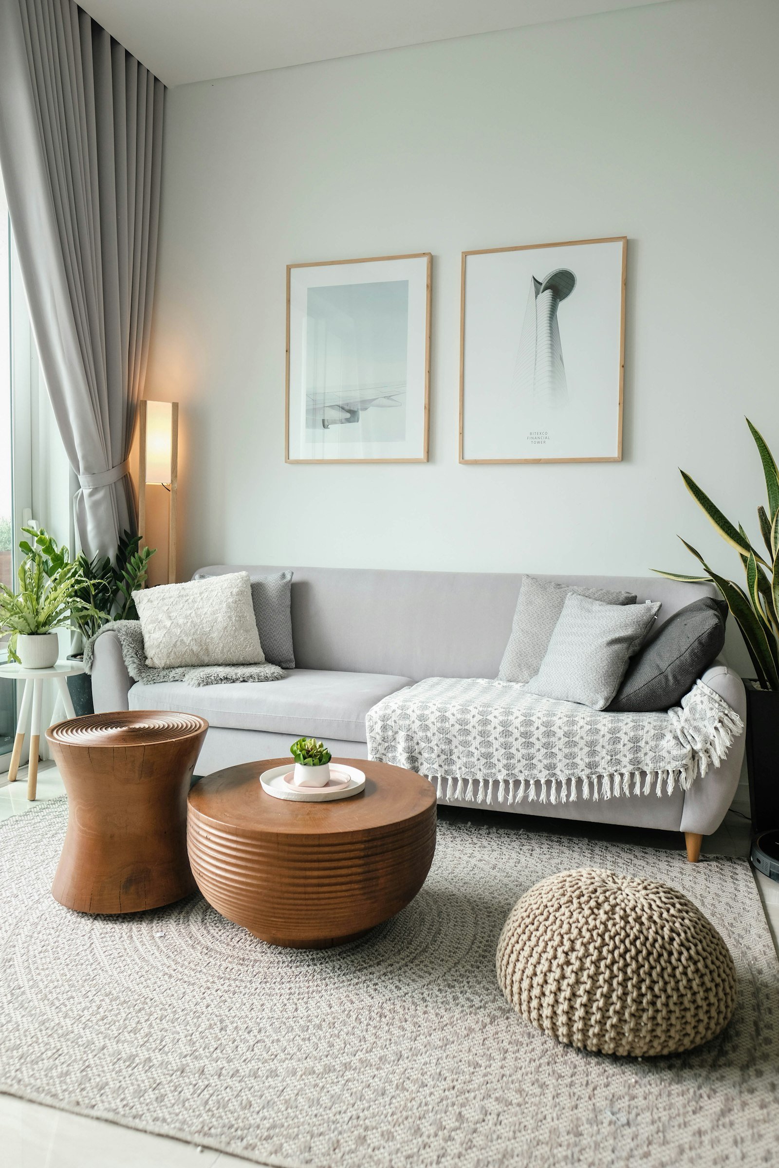 A bright, comfortable living room in a family home